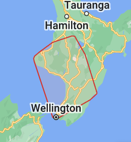 Wellington Wanganui Map